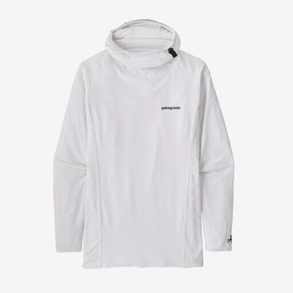 Patagonia Men’s RO UPF Hoody White Size L Surf Swim Top